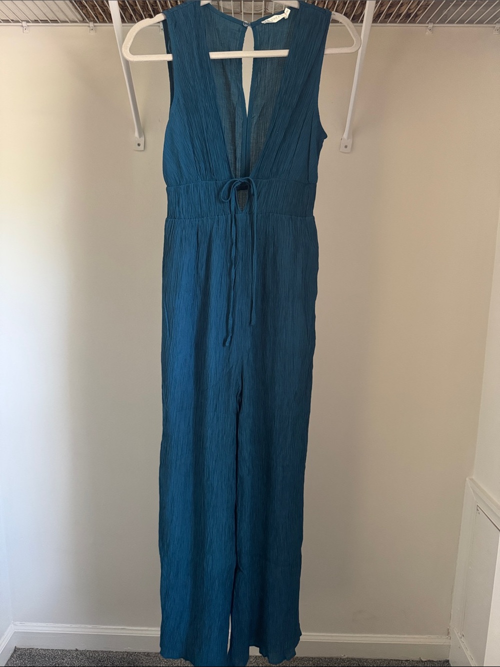Lush Ribbed Teal Sleeveless Top